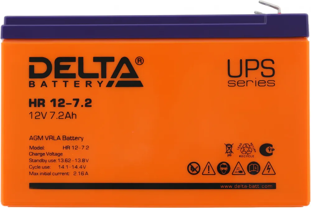 Аккумуляторная батарея Delta HR 12-7.2 (800281)