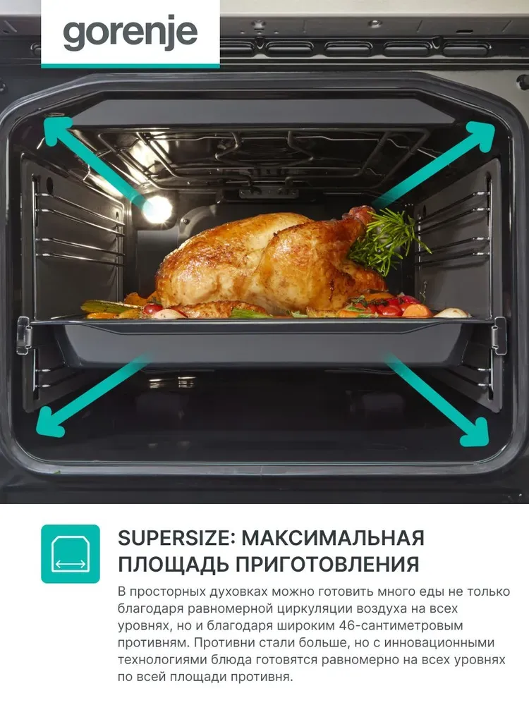 Электрическая плита GORENJE GECS6C70XC 740957
