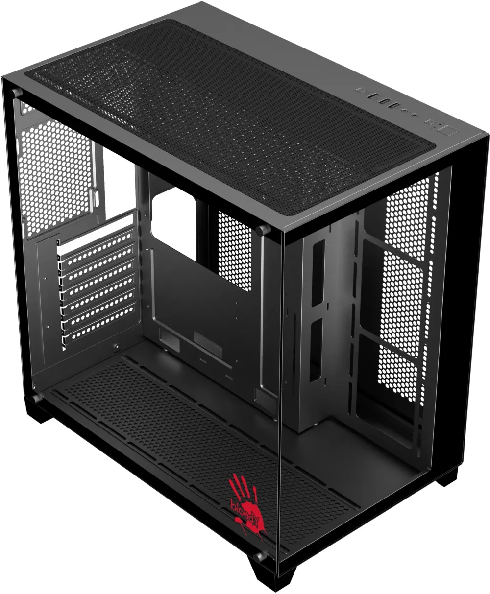 Корпус Bloody BD-CC111 черный без БП ATX 10x120mm 1xUSB2.0 1xUSB3.0 audio