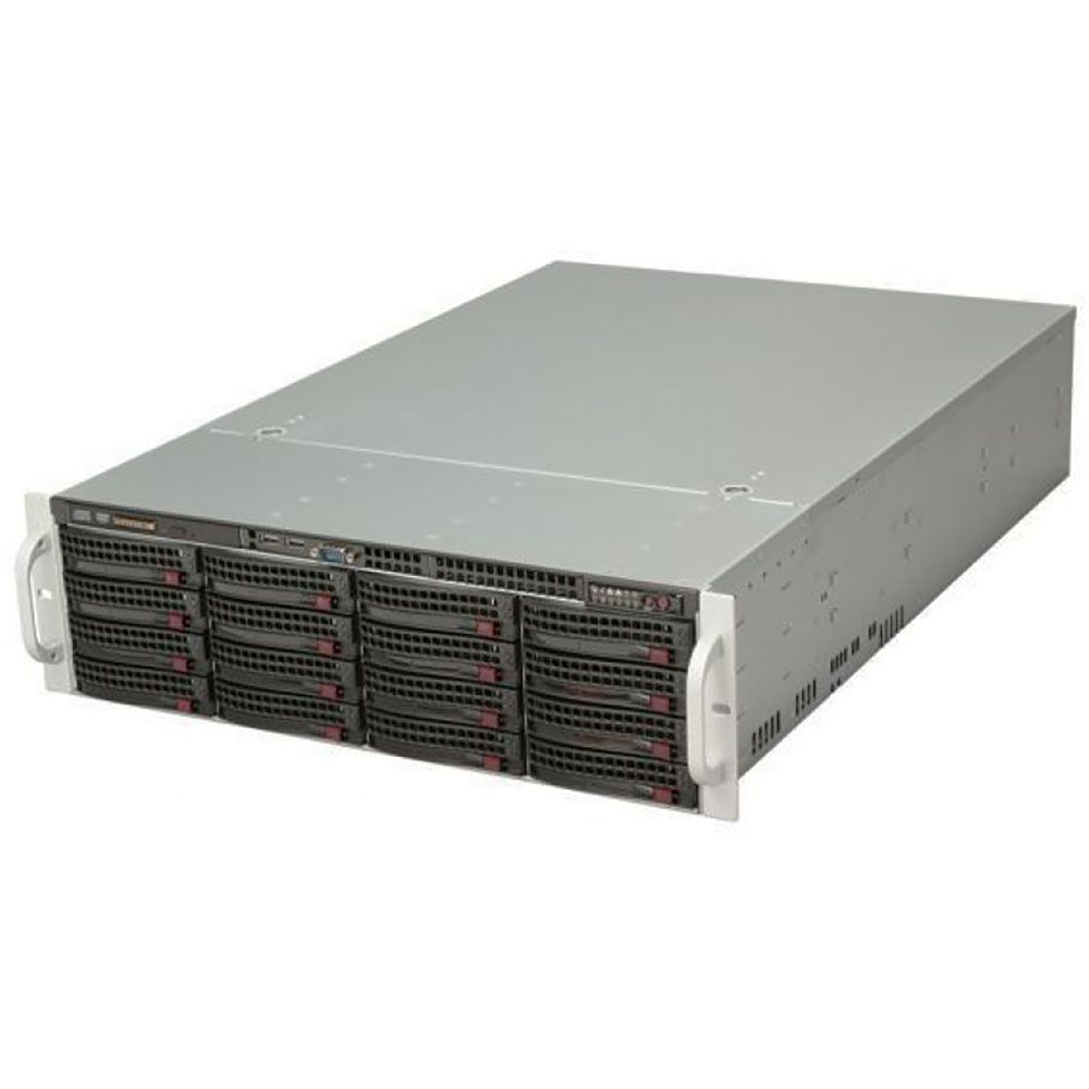 Корпус SuperMicro CSE-836E26-R1200B 3U, SC836 w/ Dual Expander, 2x 1200W, Black