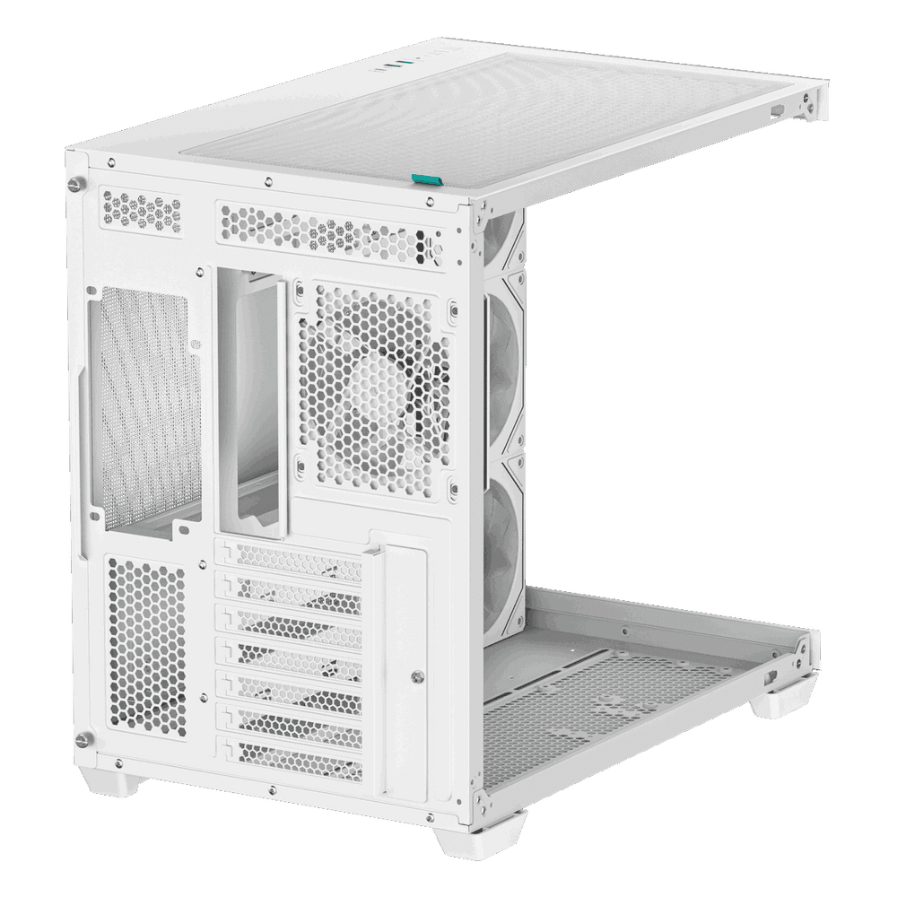 Корпус Deepcool CG530 4F белый без БП ATX 6x120mm 4x140mm 1xUSB3.0 audio bott PSU