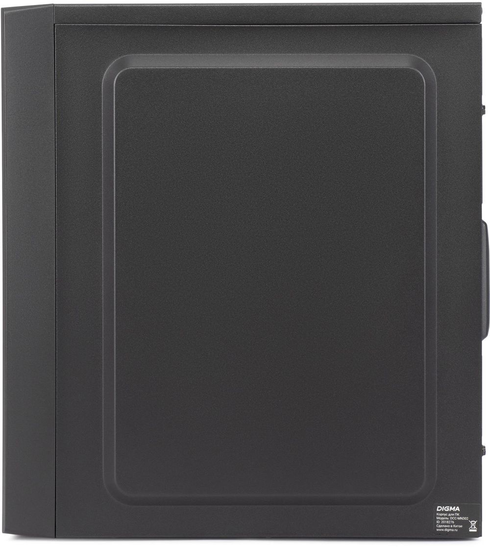 Корпус Digma DCC-MN302 черный без БП mATX 1x80mm 2x120mm 1xUSB2.0 1xUSB3.0 audio