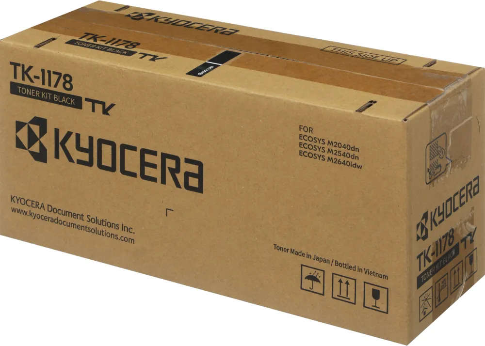 Картридж лазерный Kyocera TK-1178 (Азия) 1T02S50AX0 черный (7200стр.) для Kyocera M2040dn, M2540dn, M2640idw (только азиатские версии!!)