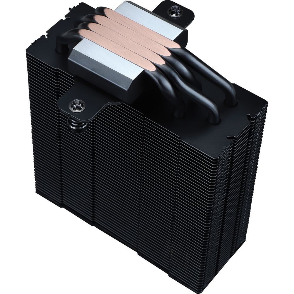 Кулер для процессора/ CPU Cooler Thermalright Assassin Spirit 120 EVO (4-pin PWM, 156mm, Al/Cu, 4x6mm, ARGB, 1x120mm, 68.9CFM, 28.2dBA, 2000RPM, S: 1851/1700/1200/115X, AM5/AM4, black)