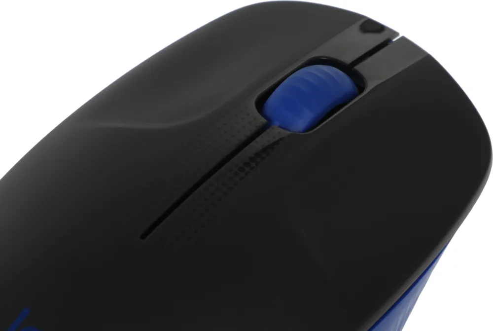 Мышь Logitech M190, оптическая, беспроводная, USB, темно-серый и синий [910-005925]