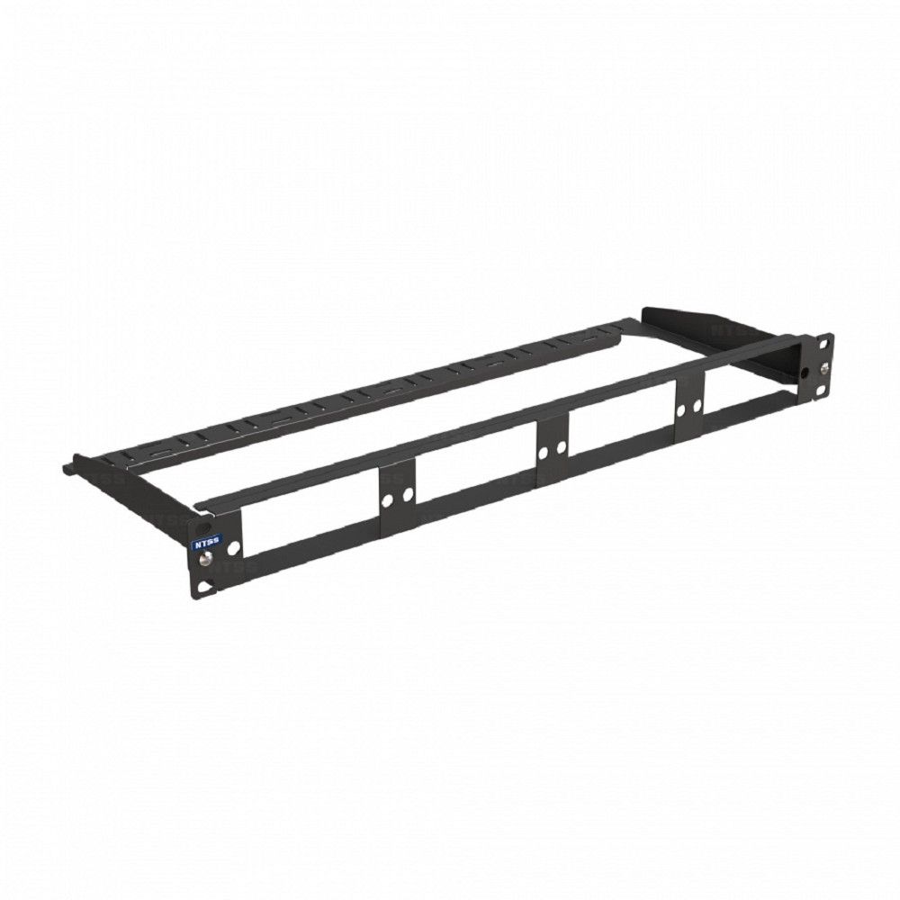 NTSS Наборная 19” патч-панель NTSS для 4 кассет MPO, 1U, черная NTSS-RP-ST-1U-C04-MPO-BL