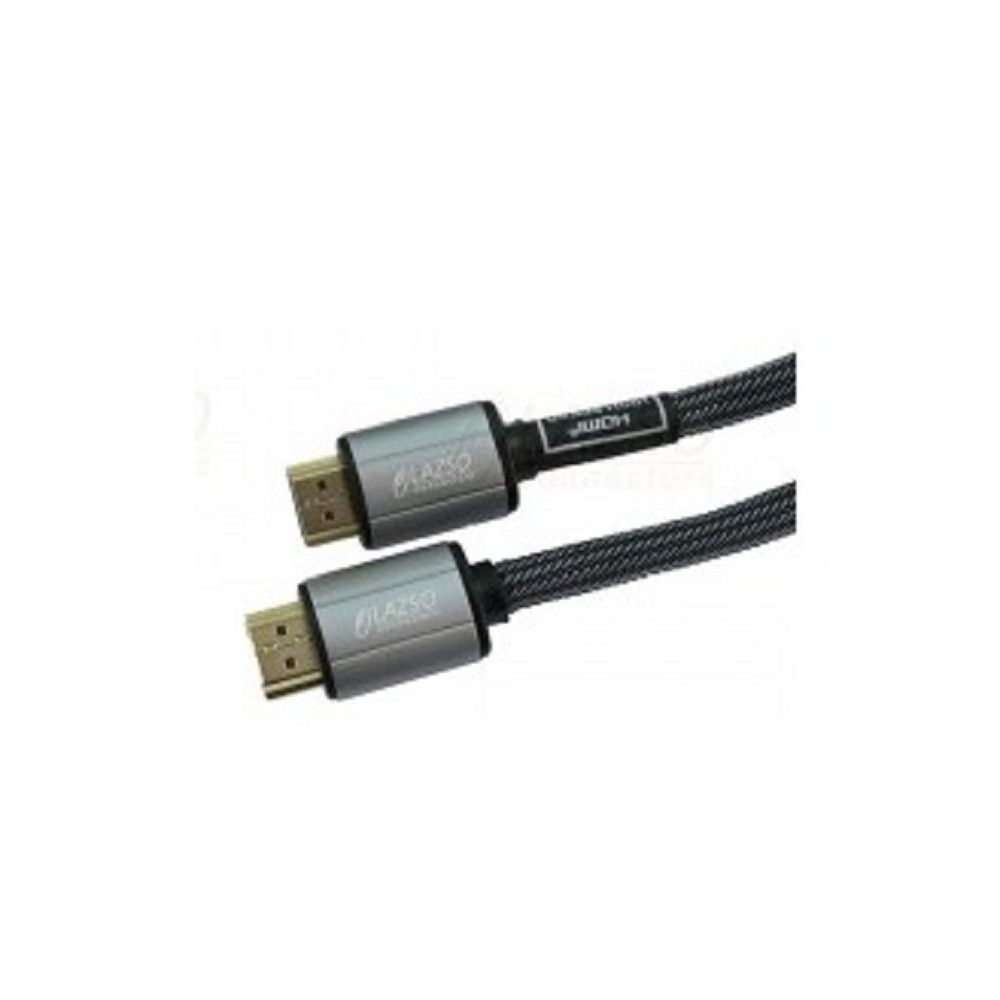 Кабель аудио-видео LAZSO WH-111-B HDMI (m)/HDMI (m) 1м. позолоч.конт. черный (WH-111(1M)-B)