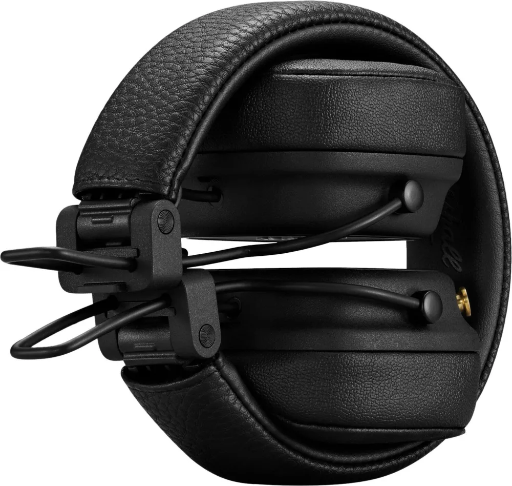 Гарнитура накладные Marshall Major IV черный беспроводные bluetooth оголовье (MAJOR IV BLACK)
