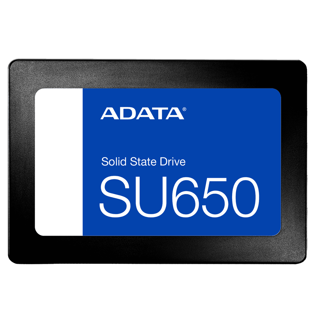 Твердотельный накопитель SSD ADATA SU650 ASU650SS-960GT-R 960GB 2.5" Client SATA 6Gb/s, 520/450, IOPS 40/75K, MTBF 2M, 3D NAND, DRAM less, 560TBW, 0,53DWPD, RTL (461186)