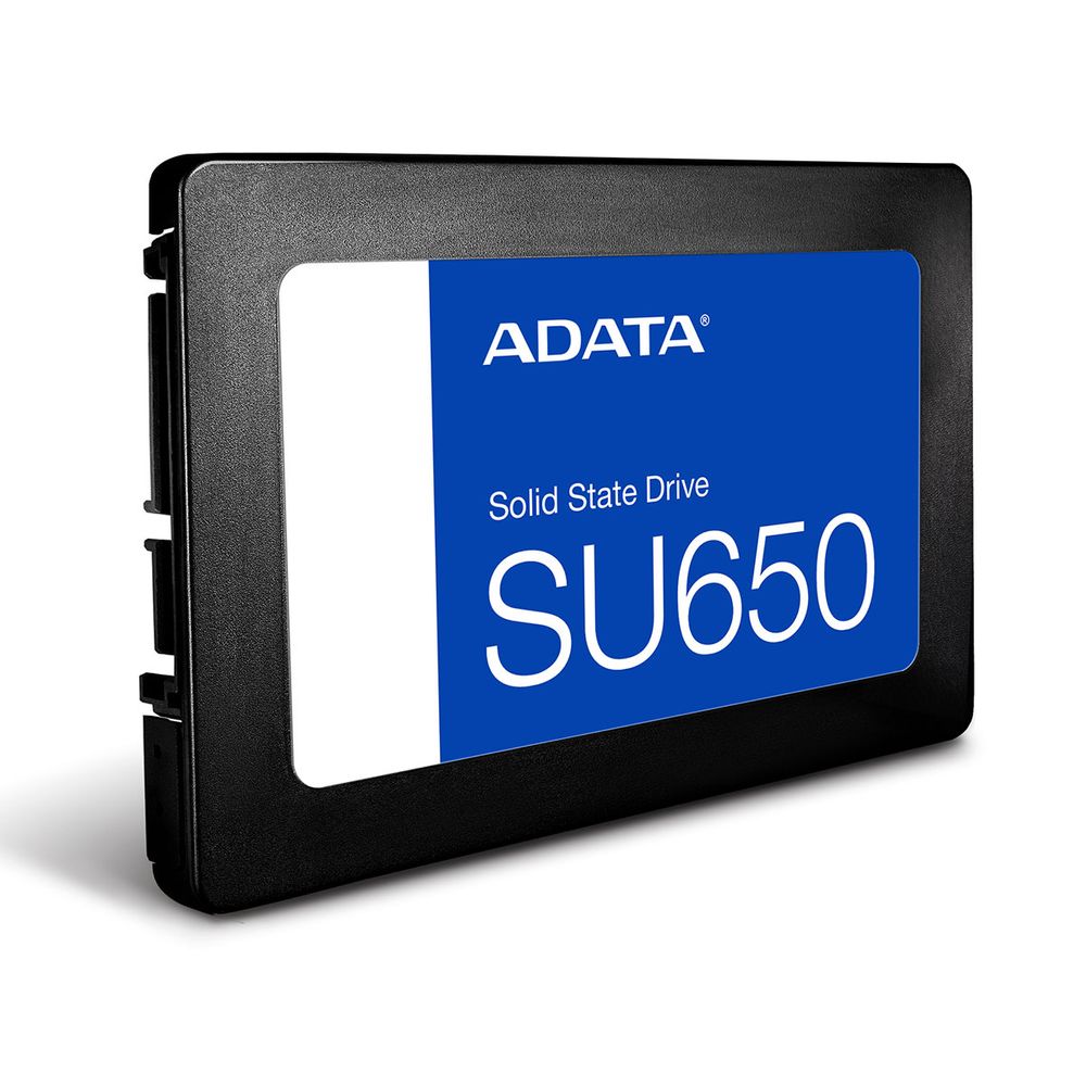 Твердотельный накопитель SSD ADATA SU650 ASU650SS-960GT-R 960GB 2.5" Client SATA 6Gb/s, 520/450, IOPS 40/75K, MTBF 2M, 3D NAND, DRAM less, 560TBW, 0,53DWPD, RTL (461186)