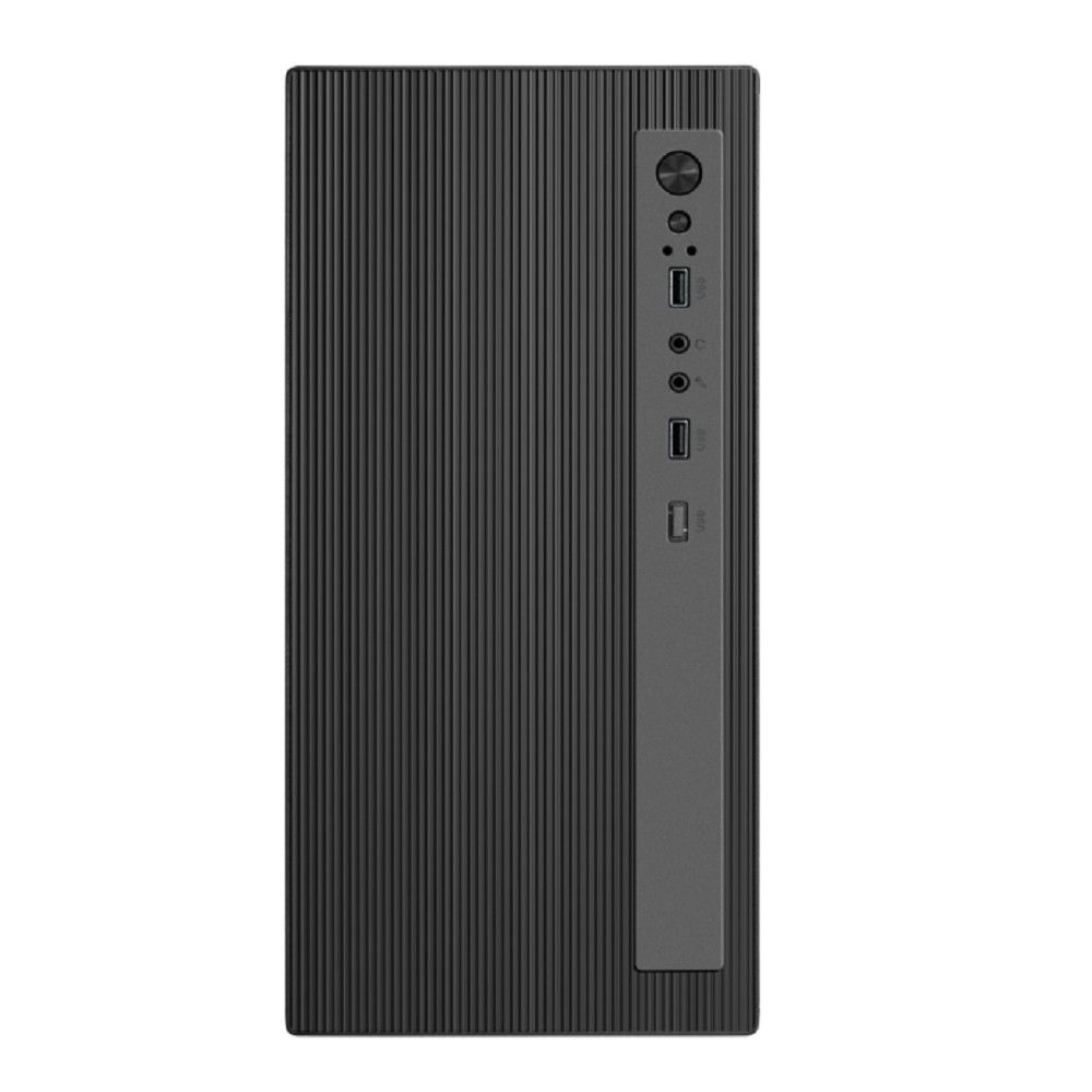 Exegate EX299219RUS Корпус Minitower ExeGate BAA-303M-UNS500 (mATX, БП UNS500 с вент. 12см, 2*USB, HD Audio, черный)