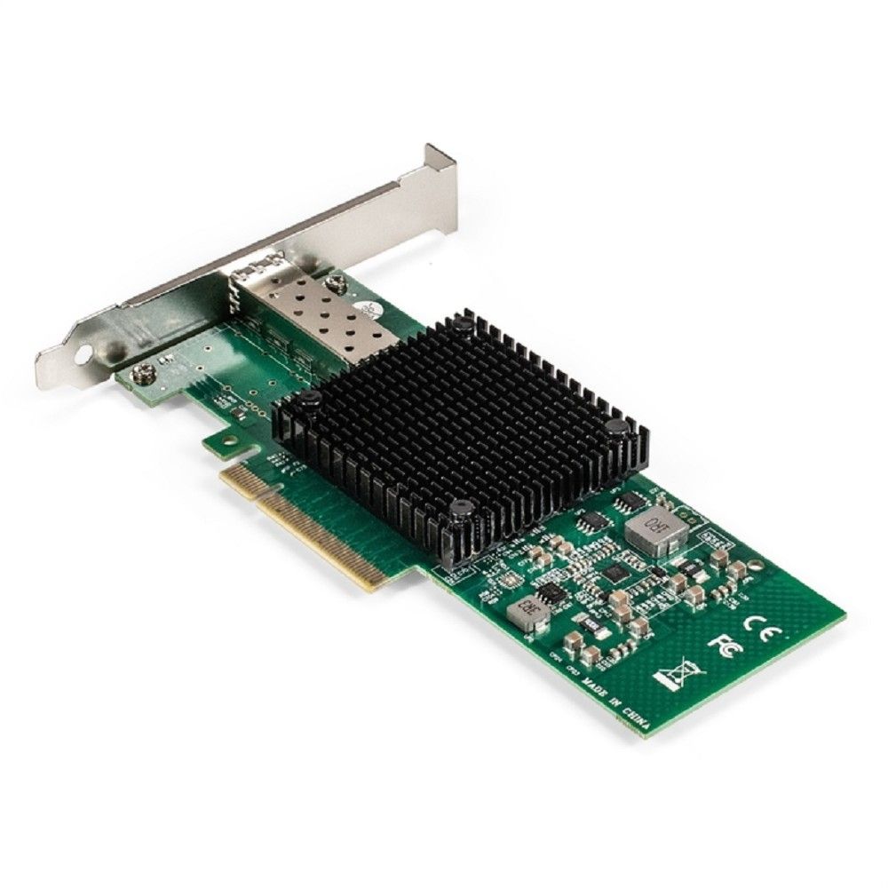 Exegate EX298940RUS Комплект: Сетевой адаптер SFP+ ExeGate EXE-X520-DA1 + Трансивер Single-Mode до 10км EXT-10G-SM1310-LC2-10KM (EX296227RUS PCI-E x8 v2.0, порты 1x SFP+ 10Gb/s (10/5/2.5/1Gb/s, 100Mb/