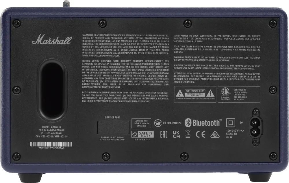 Колонка порт. Marshall ACTON III бежевый 60W 2.1 BT/3.5Jack