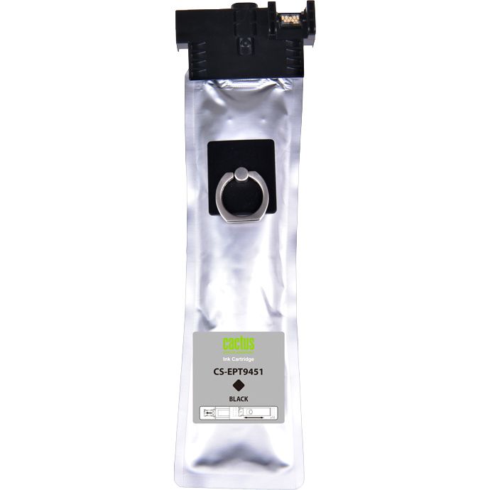 Картридж струйный Cactus CS-EPT9451 T9451 черный пигментный (90мл) для Epson WF-C5290DW/C5790DW с чипом