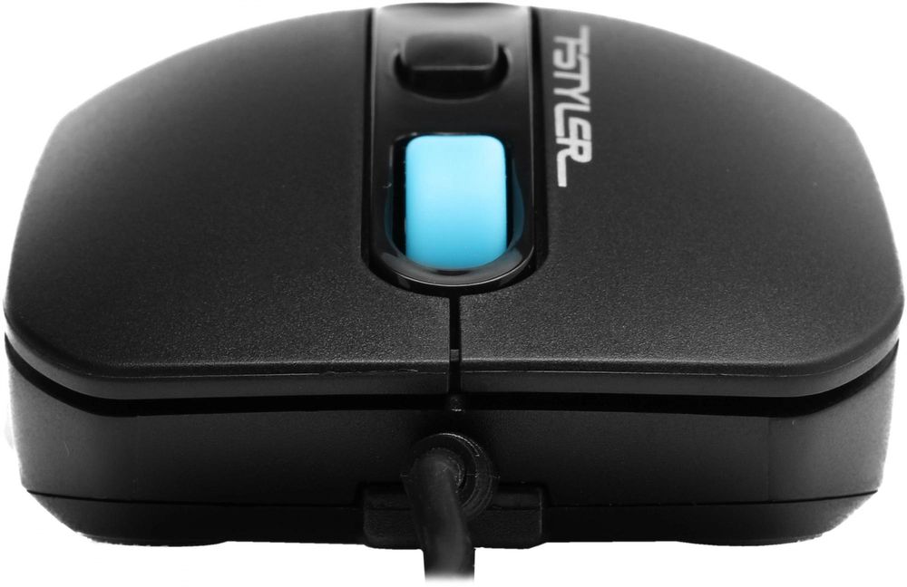 Мышь A4Tech Fstyler FM10 черный/синий оптическая 1600dpi USB 4but (FM10 BLUE)