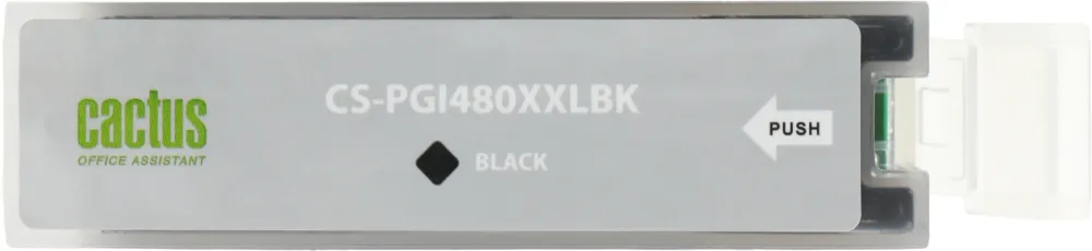 Картридж струйный Cactus CS-PGI480XXLBK PGI-480XLBK черный пигментный (24.4мл) для Canon Pixma TR7540/TR8540/TS6140/TS8140 с чипом