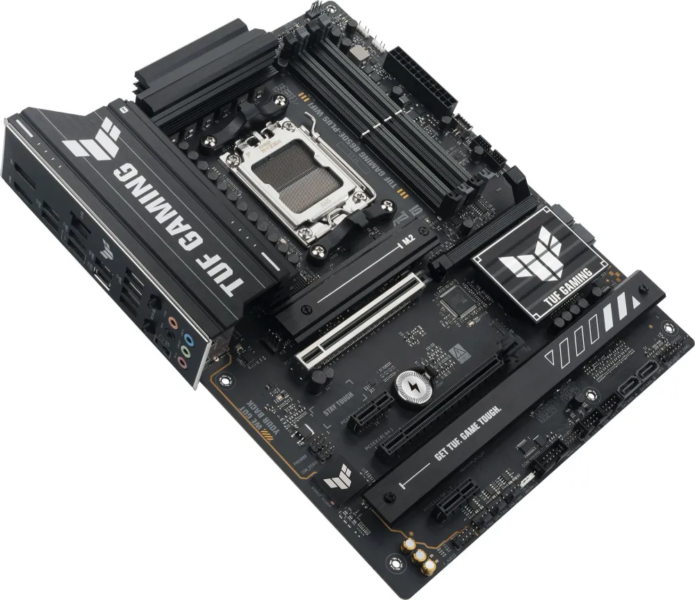 Материнская плата Asus TUF GAMING B650E-PLUS WIFI SocketAM5 AMD B650 4xDDR5 ATX AC`97 8ch(7.1) 2.5Gg RAID+HDMI+DP