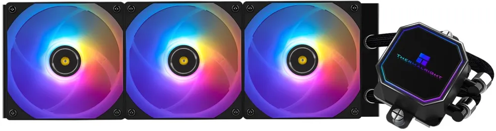 Система водяного охлаждения Thermalright Frozen Prism 360 ARGB Soc-AM5/AM4/1151/1200/2066/1700 черный 4-pin 27dB Al Ret (F-PRISM-360-BL-ARGB)