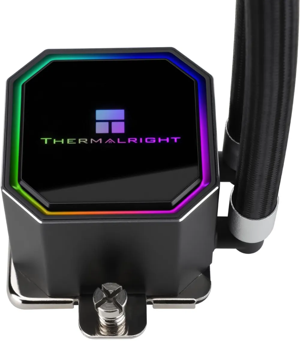 Система водяного охлаждения Thermalright Frozen Prism 360 ARGB Soc-AM5/AM4/1151/1200/2066/1700 черный 4-pin 27dB Al Ret (F-PRISM-360-BL-ARGB)