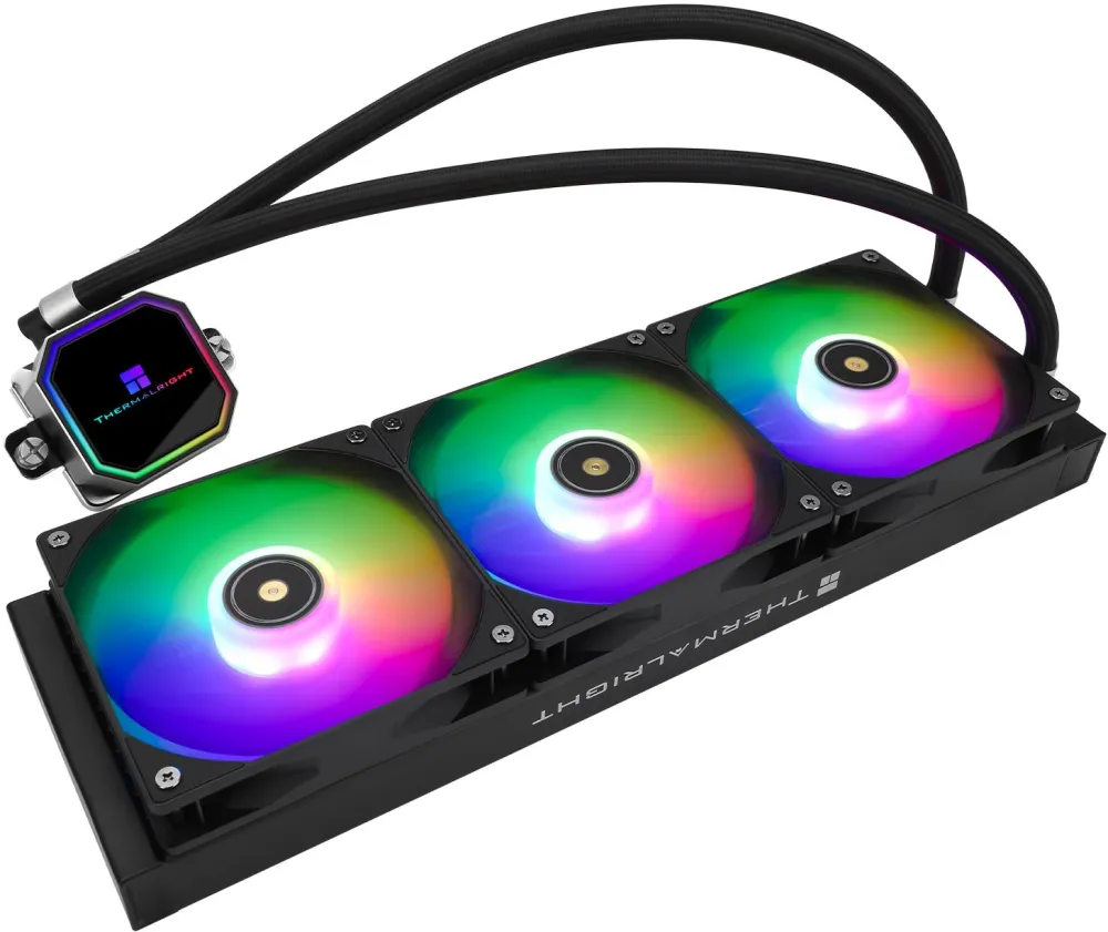 Система водяного охлаждения Thermalright Frozen Prism 360 ARGB Soc-AM5/AM4/1151/1200/2066/1700 черный 4-pin 27dB Al Ret (F-PRISM-360-BL-ARGB)