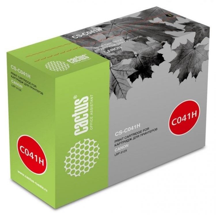 Картридж лазерный Cactus CS-C041H 041H черный (20000стр.) для Canon LBP 312x