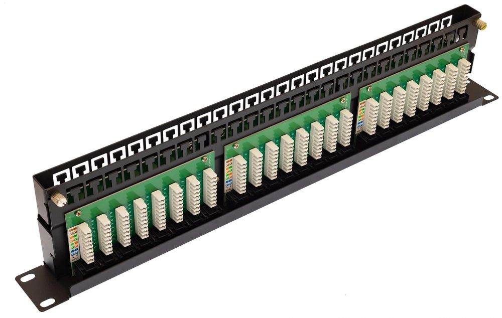 Патч-панель Suprlan 10-0406 19" 1U 48xRJ45 кат.6 UTP