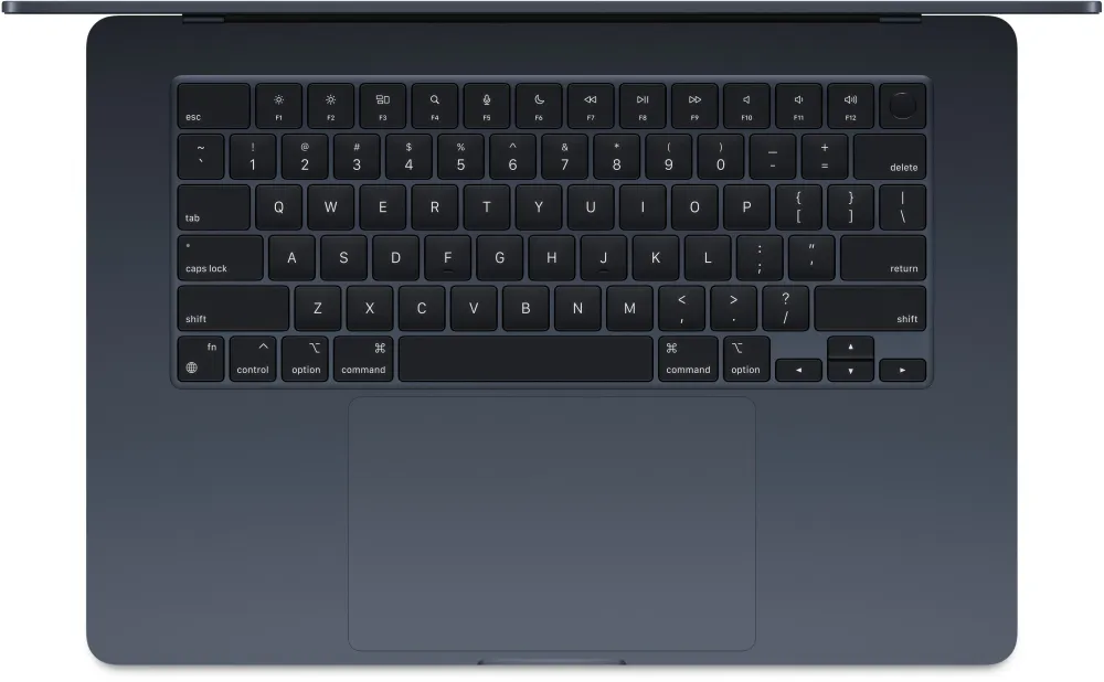 Ноутбук Apple MacBook Air A3241 M4 10 core 16Gb SSD256Gb/10 core GPU 15.3" Liquid Retina (2880x1864) macOS midnight WiFi BT Cam (MW1L3LL/A)