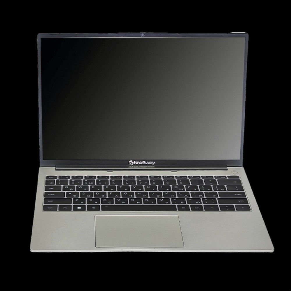 Ноутбук Kraftway KraftBook KB-640-22q КРПЕ.466229.012-01:Aluminum 14"/OLED/350cd/1920х1200/i5-1235U/8GB/512GB/2MP/WiFi+BT/1xUSBType-C3.2Gen1/1xUSBType-C3.2Gen 2/2xUSBType-A3.2Gen1/HDMI/RJ45/NoOS