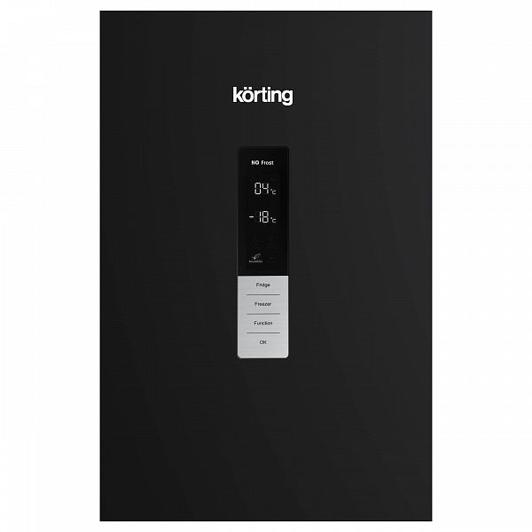 Холодильник KORTING/ Холодильник KORTING, ВхШхГ 2000х595х635 мм, отдельностоящий, сенсорное управление, цифровой дисплей, объем 351 л, NoFrost, динамическое охлаждение, LED освещение, сигнализация открытой двери, энергоэффективность А+, уровень шума 41 дБ
