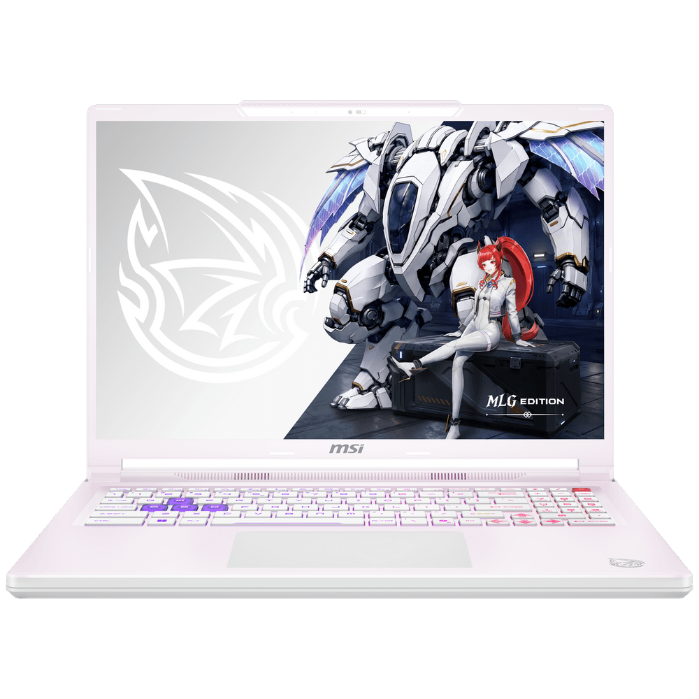 Ноутбук MSI Crosshair A16 HX MLG Edition E8WFK-090XRUY AMD Ryzen 9 8940HX/16Gb (2*8 D5)/SSD1Tb/RTX5060 8Gb (115W)/16"/IPS/WQXGA/2560x1600/240Hz/NoOS/RJ-45/White/2.3kg