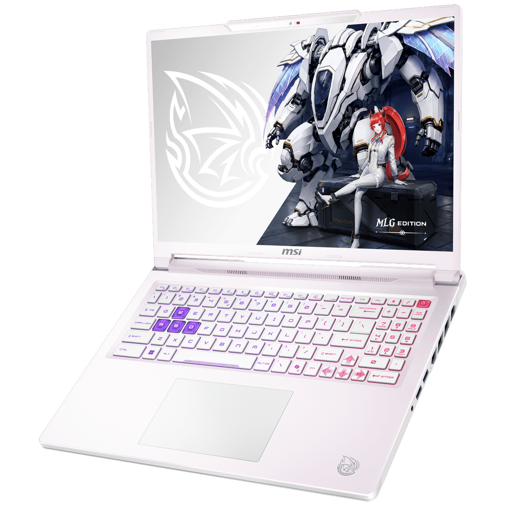 Ноутбук MSI Crosshair A16 HX MLG Edition E8WFK-090XRUY AMD Ryzen 9 8940HX/16Gb (2*8 D5)/SSD1Tb/RTX5060 8Gb (115W)/16"/IPS/WQXGA/2560x1600/240Hz/NoOS/RJ-45/White/2.3kg