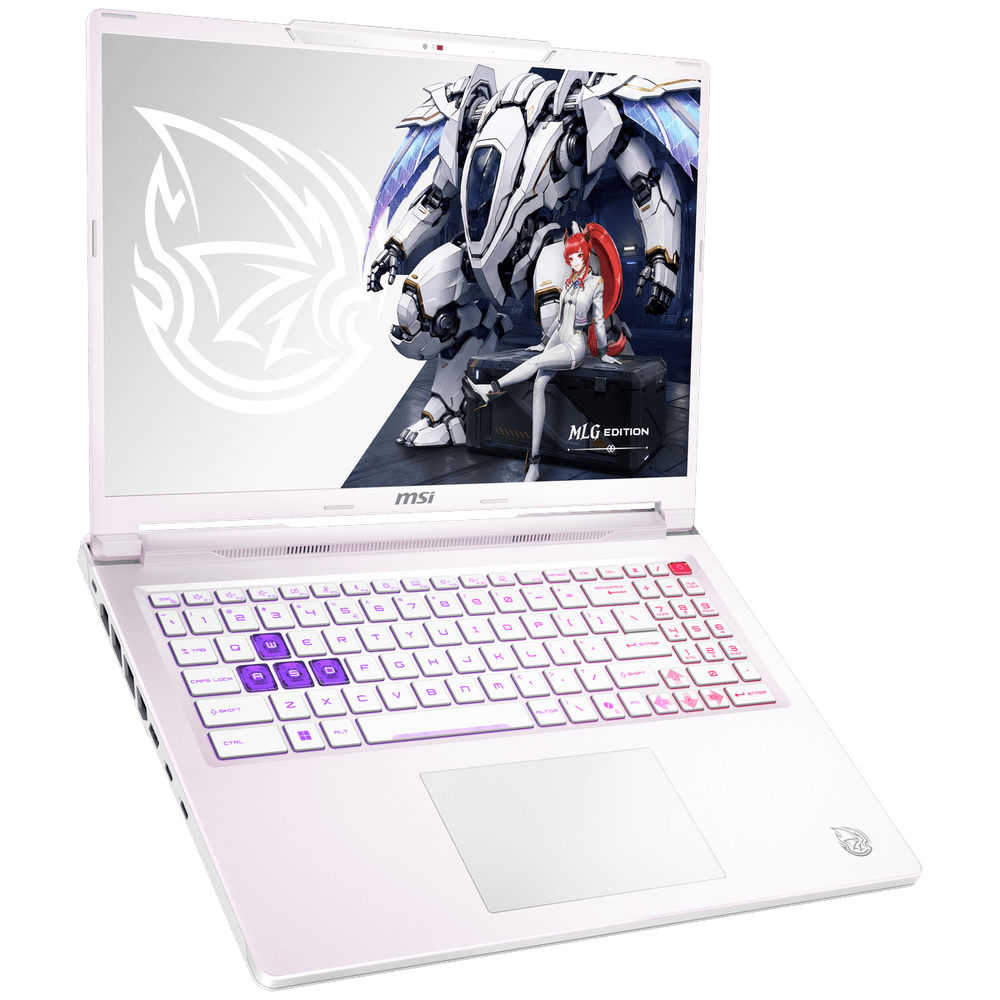 Ноутбук MSI Crosshair A16 HX MLG Edition E8WFK-090XRUY AMD Ryzen 9 8940HX/16Gb (2*8 D5)/SSD1Tb/RTX5060 8Gb (115W)/16"/IPS/WQXGA/2560x1600/240Hz/NoOS/RJ-45/White/2.3kg