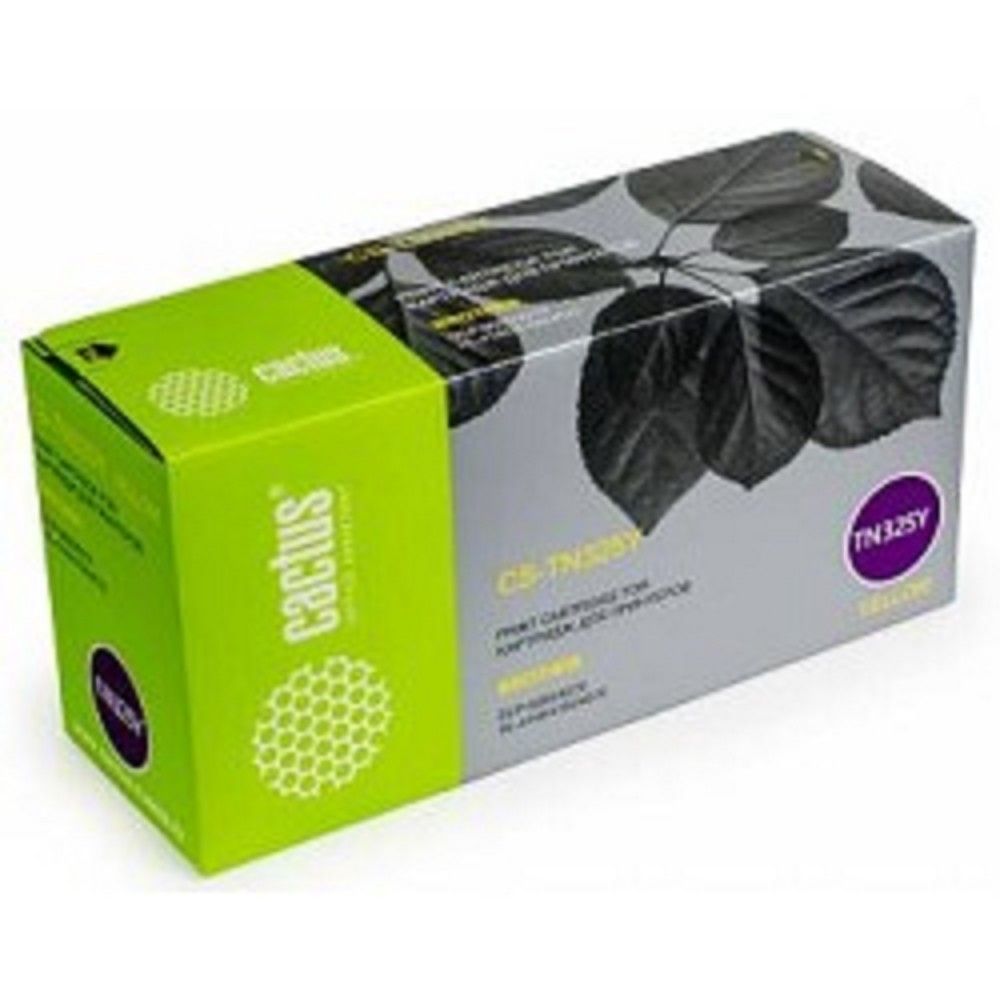 Картридж лазерный Cactus CS-TN325Y TN-325Y желтый (3500стр.) для Brother DCP-9055/9270/HL-4140/4150/4570
