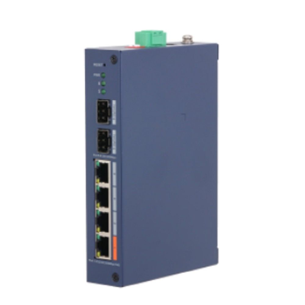 DAHUA DH-CHS4206-4GT-60 4-портовый гигабитный PoE коммутатор с функцией облачного управления 4 RJ45 10/100/1000Мбит/с (PoE/PoE+/Hi-PoE), 2 SFP 1000Мбит/с (uplink)
