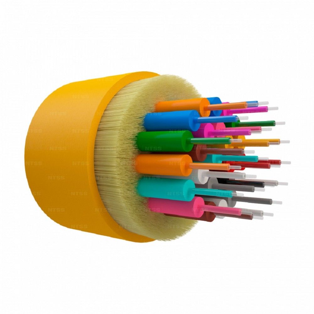NTSS Оптический кабель внутренний NTSS PREMIUM 24 волокна OS2, 9/125, LSZH(нг(A)-HF), жёлтый NTSS-FO-D-IN-PM-9-24-LSZH