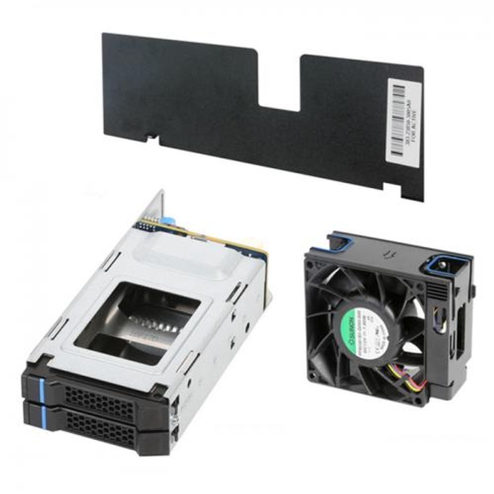 Комплектующие корпусов Chenbro «38423811-3102A0 One 2-bay 2.5» OS HDD Cage, One Hot-swap Fan and One Simple-designed Air Duct» (Redundant PSU Version Only) {18}