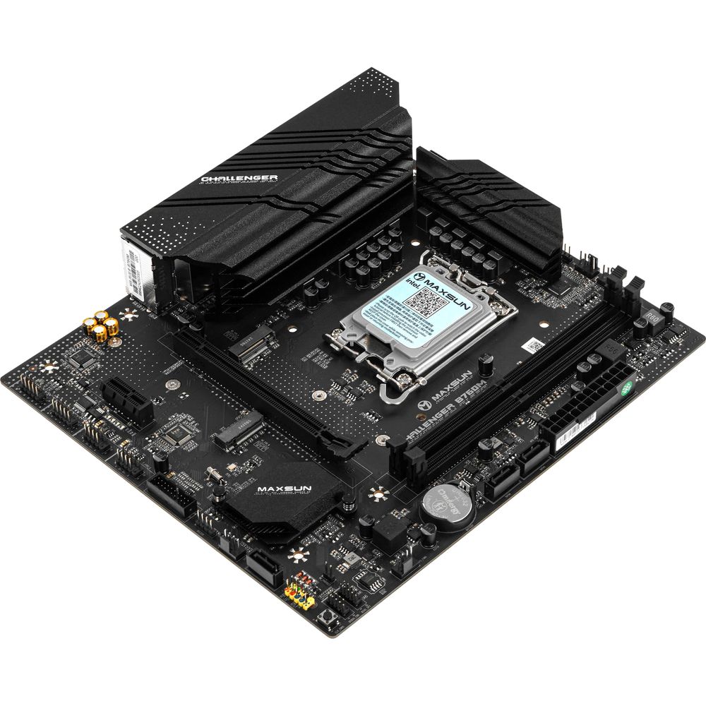 MAXSUN MS-Challenger B760M (Socket 1700, mATX, 2*DDR4, VGA/HDMI, 3*SATA3, 2*M.2, 1xPCI-E x16 /1xPCI-E x1, 2*USB 2.0, 4*USB 3.2 Gen1 , LAN 1*1G, RTL)