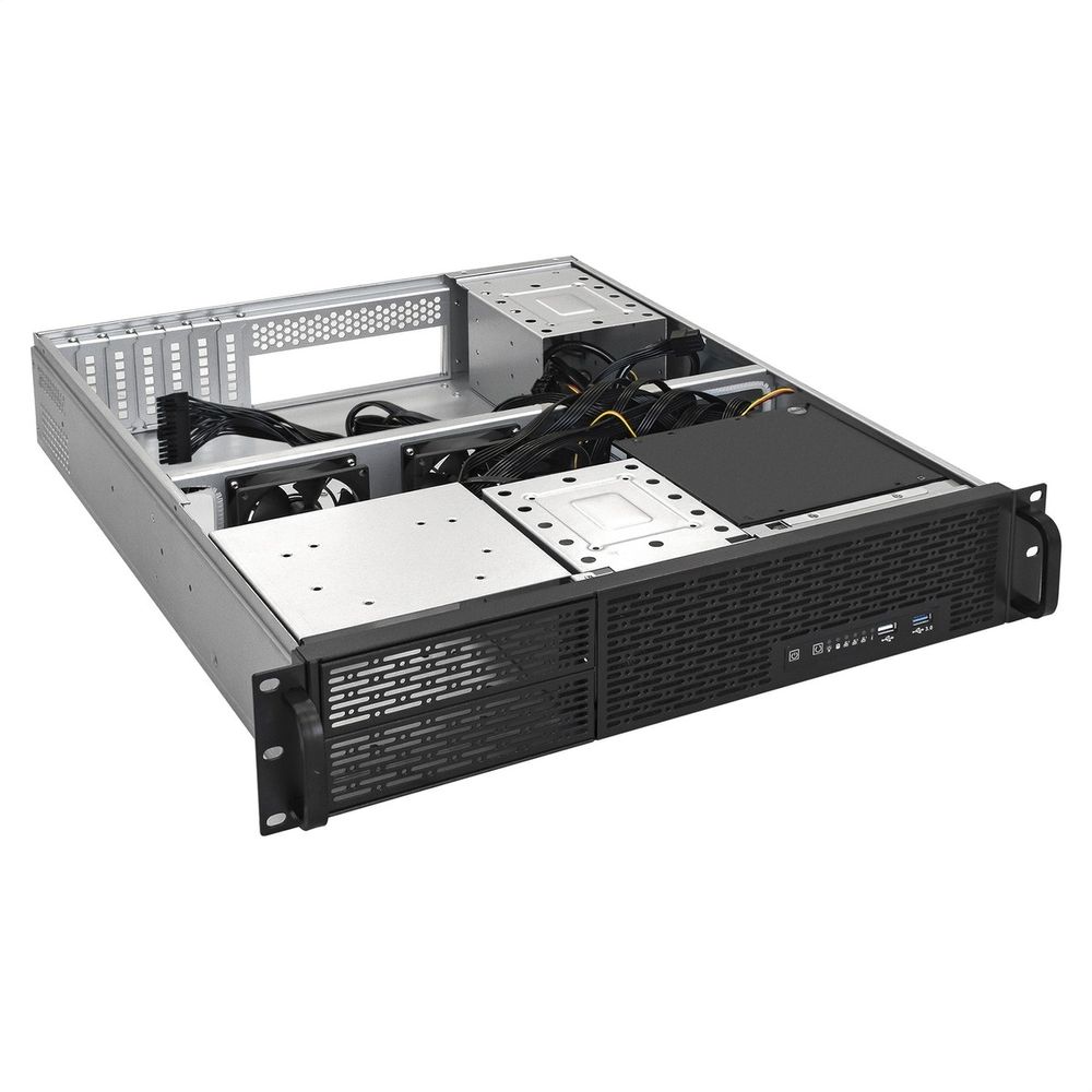 Exegate EX248517RUS Серверный корпус Exegate Pro 2U2088 <RM 19", высота 2U, 800W, USB>