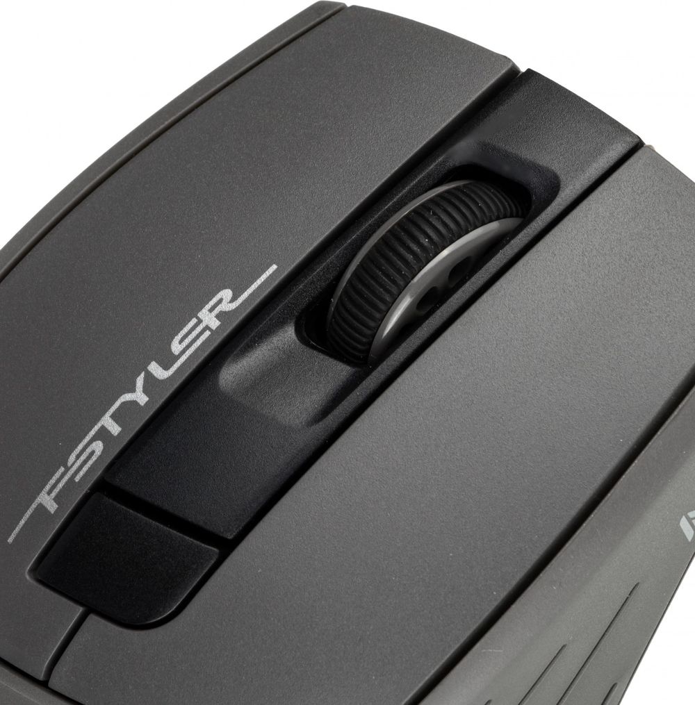 Мышь A4Tech Fstyler FG30S серый оптическая 2000dpi silent беспров. USB 6but (FG30S GREY)