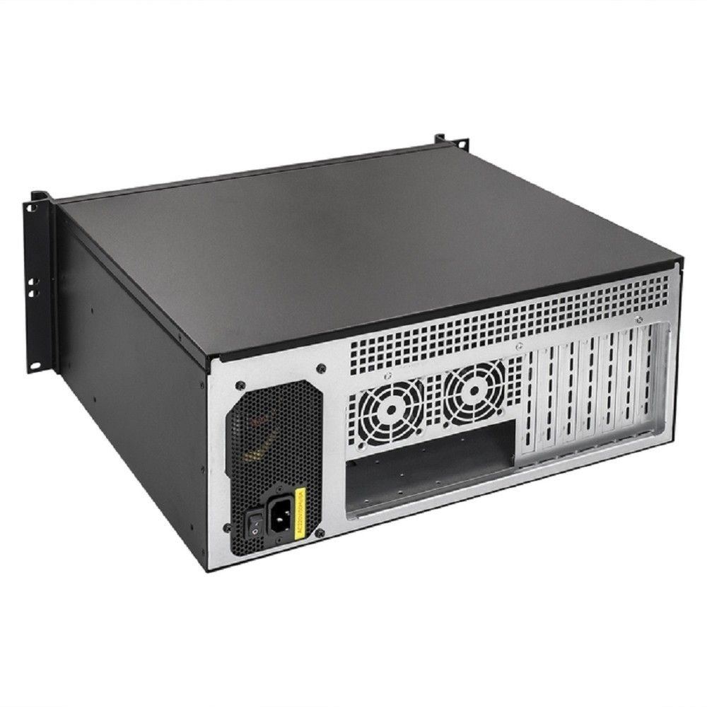 Exegate EX300047RUS Серверный корпус ExeGate Pro 4U390-05 <RM 19", высота 4U, глубина 390, БП 1200PAS, USB>