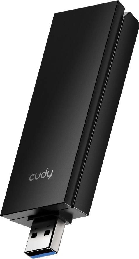 Адаптер беспроводной связи (Wi-Fi) CUDY BE6500 Tir-Band 7 USB 3 0 Adapter Tri-Band 7 USB 3.0 Adapter, 802.11be/ax/ac/a/b/g/n, 2880Mbps at 6GHz, 2880Mbps at 5Ghz, 688Mbps at 2.4GHz, USB 3.0
