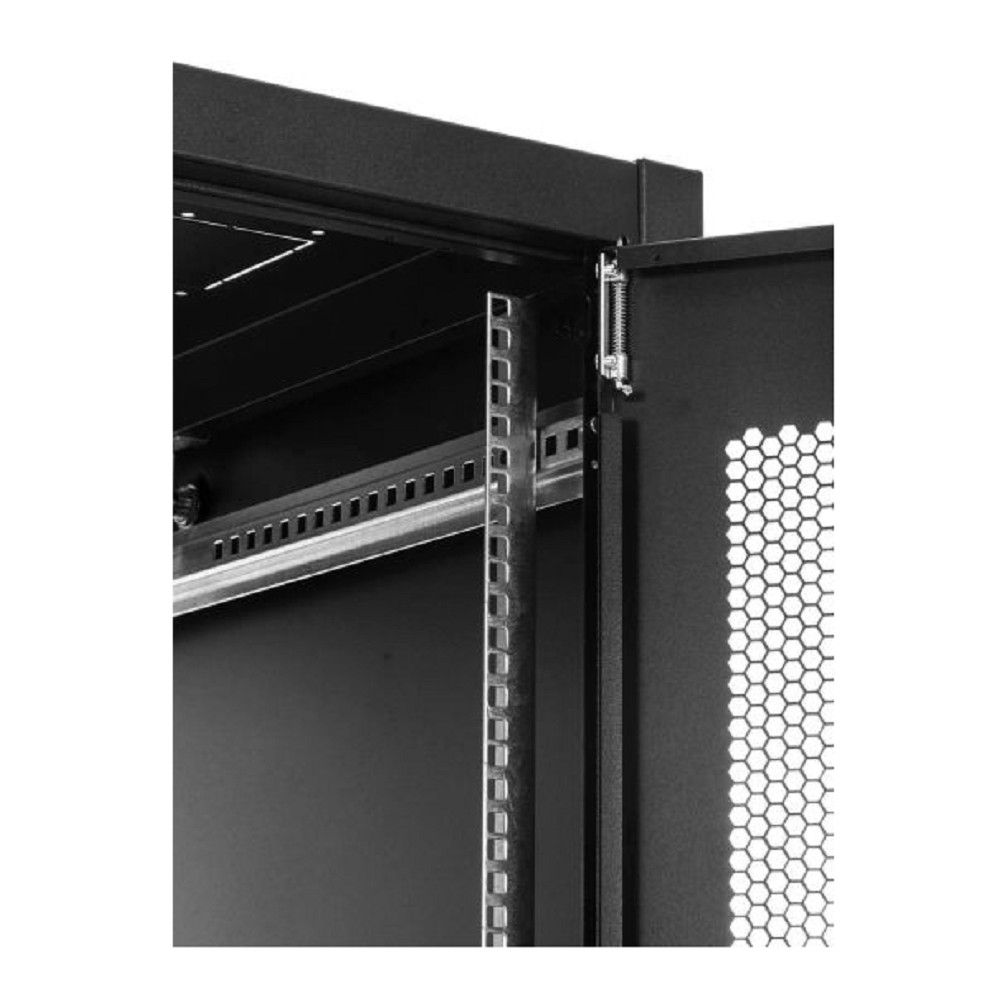 ЦМО Шкаф телекоммуникационный напольный ЭКОНОМ 42U (600 x 600) дверь перфорированная 2 шт., цвет черный (ШТК-Э-42.6.6-44АА-9005)