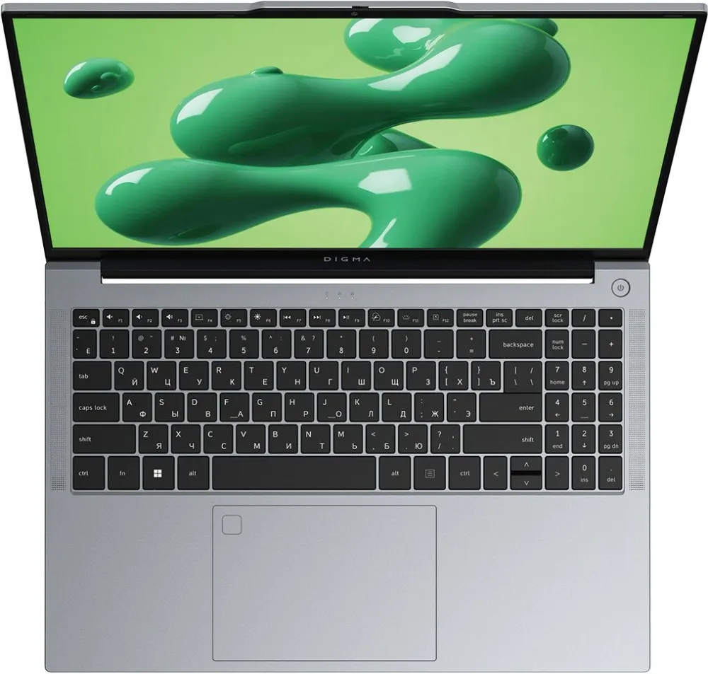 Ноутбук Digma Chronos Core 5 210H 16Gb SSD512Gb Intel Graphics 16" IPS WUXGA (1920x1200) Windows 11 Pro silver WiFi BT Cam 6500mAh (DN16P5-ADXW02)