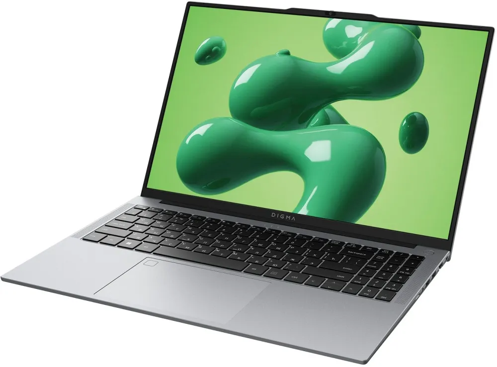 Ноутбук Digma Chronos Core 5 210H 16Gb SSD512Gb Intel Graphics 16" IPS WUXGA (1920x1200) Windows 11 Pro silver WiFi BT Cam 6500mAh (DN16P5-ADXW02)