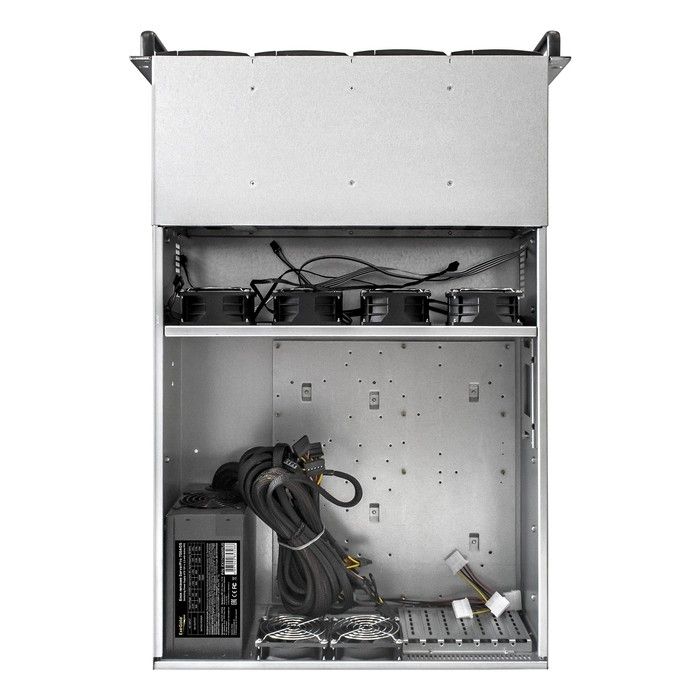 Exegate EX292552RUS Серверный корпус ExeGate Pro 4U660-HS24 <RM 19", высота 4U, глубина 660, БП 600ADS, 24xHotSwap, USB>
