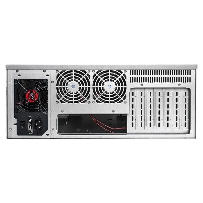 Exegate EX292552RUS Серверный корпус ExeGate Pro 4U660-HS24 <RM 19", высота 4U, глубина 660, БП 600ADS, 24xHotSwap, USB>