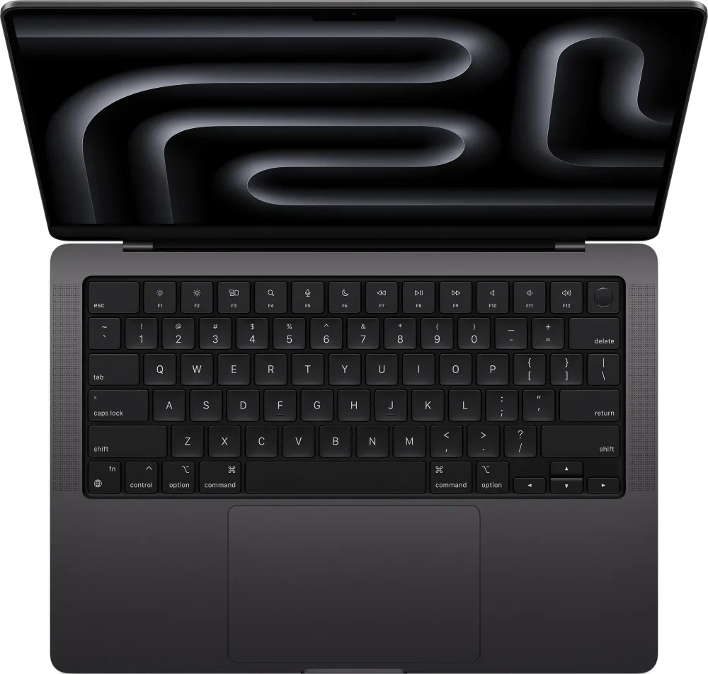 Ноутбук Apple MacBook Pro A2992 M3 Pro 11 core 18Gb SSD512Gb/14 core GPU 14.2" Liquid Retina XDR (3024x1964) macOS black WiFi BT Cam (MRX33LL/A)