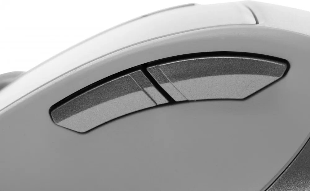 Мышь A4Tech Fstyler FG35S серебристый/белый оптическая 2000dpi silent беспров. USB 5but (FG35S USB SILVER)