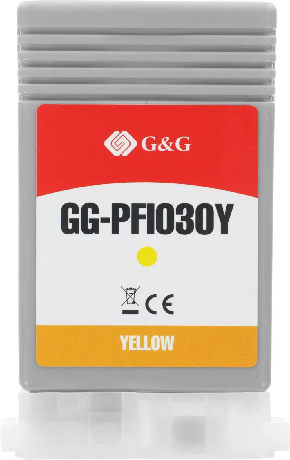 Картридж струйный G&G GG-PFI030Y PFI-030Y желтый (55мл) для Canon imagePROGRAF TA-20/30