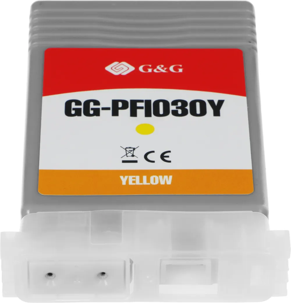 Картридж струйный G&G GG-PFI030Y PFI-030Y желтый (55мл) для Canon imagePROGRAF TA-20/30